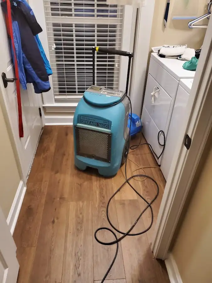 Commercial dehumidifier deployed for Flood Damage Cleanup in Mesquite