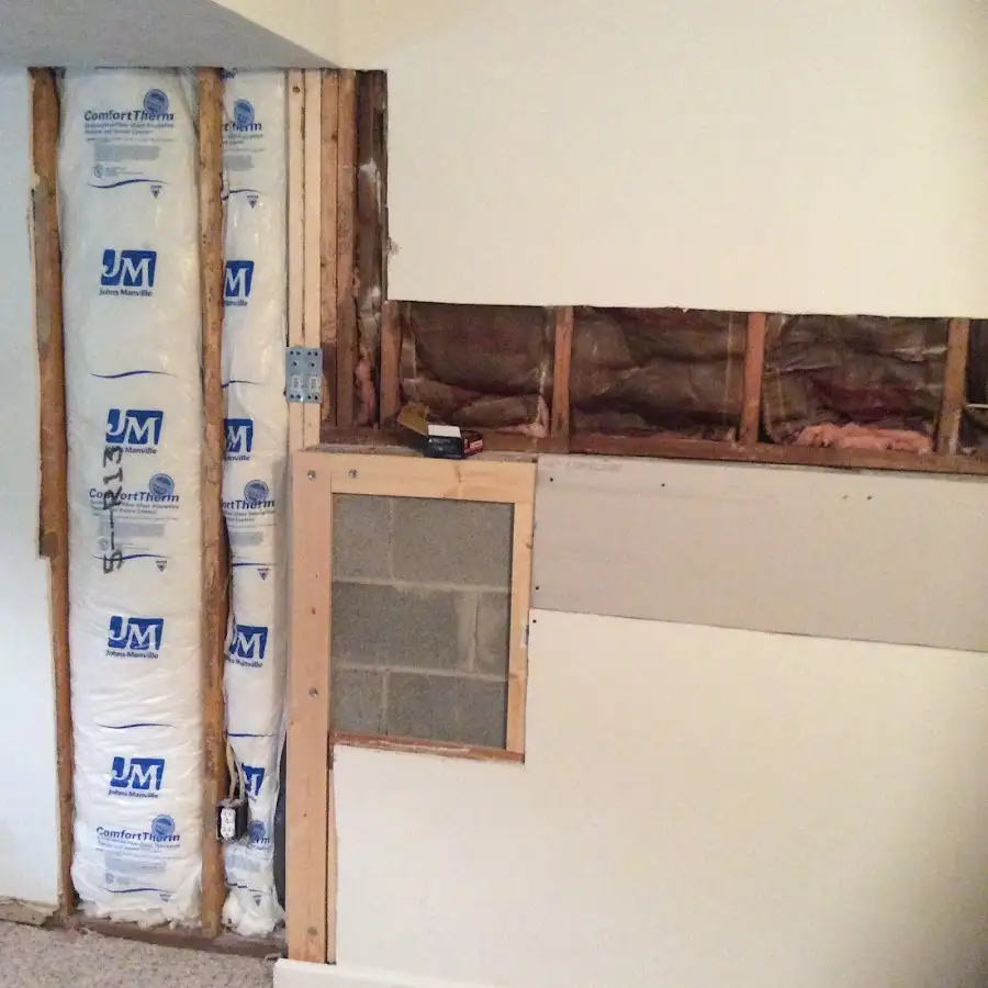 Wall insulation replacement during Contents Cleaning & Restoration in Mesquite